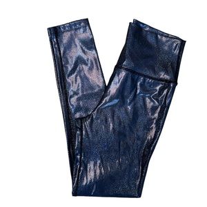 Beautiful blue metallic Flex it Pink leggings